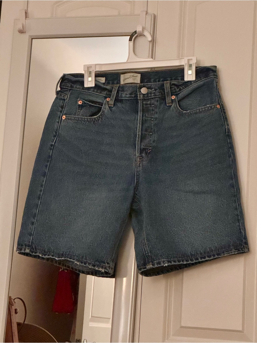 Classic Dark Blue Denim Women’s Shorts